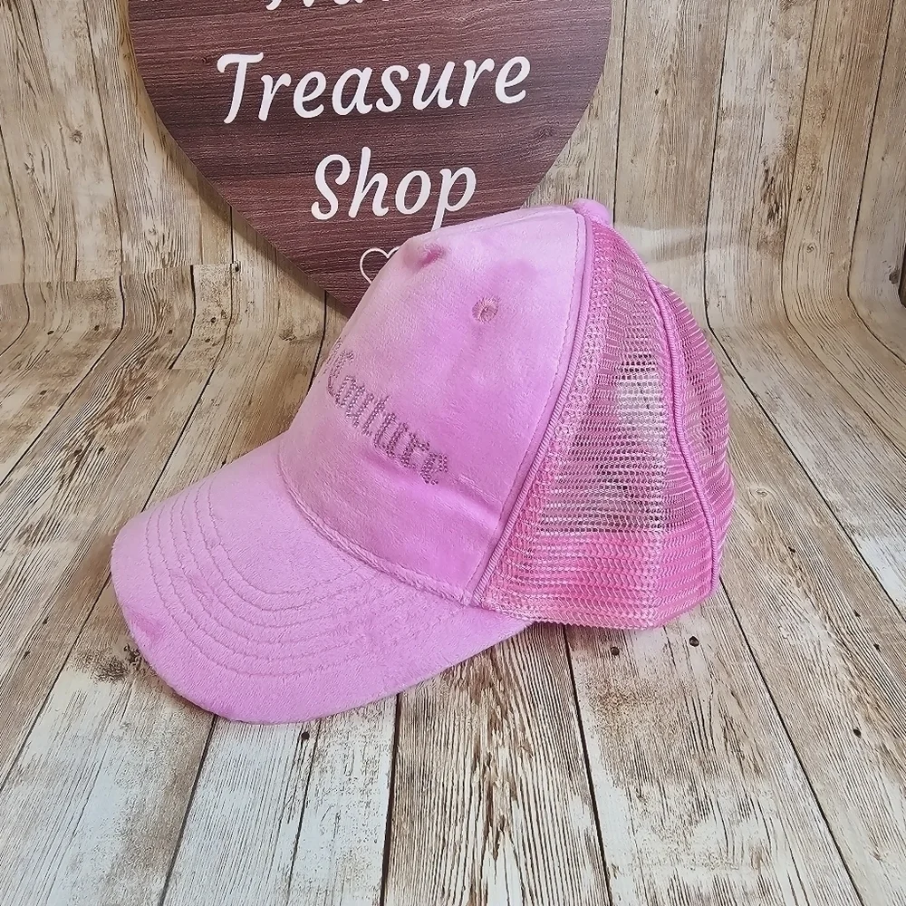 New! Juicy Couture Pink Velvet hat